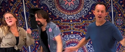 Geoff dancing in a recent Biodanza session